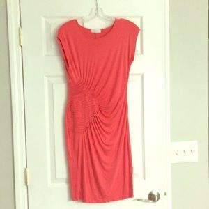 NWOT Calvin Klein coral dress